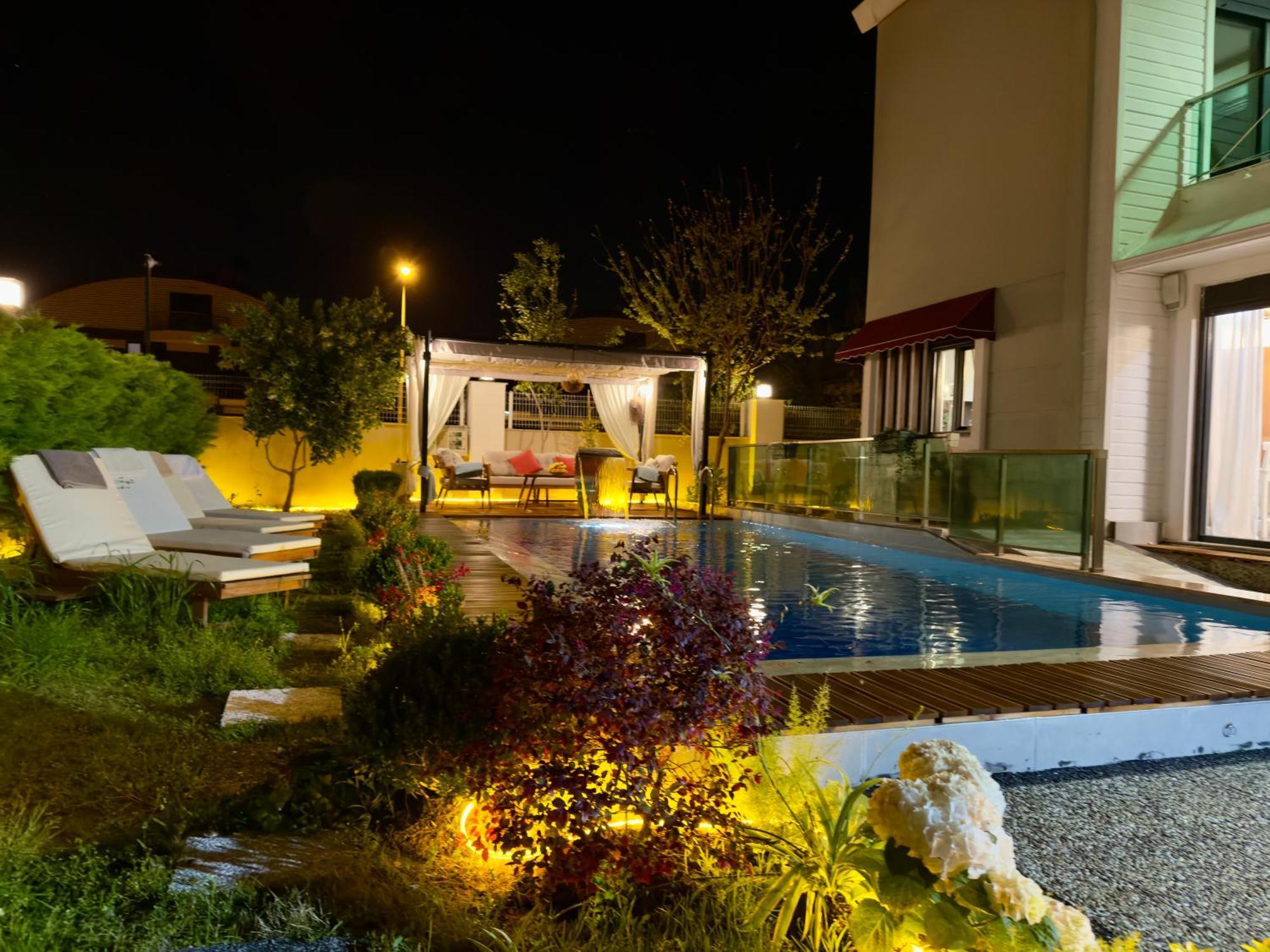 Annabell1 With Swimming Pool And Jacuzzi, 3 Floors * Belek